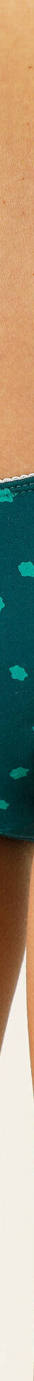 Culotte forme midi coton stretch imprimé "fleurs" - lot de 4 (bleu / vert) Culotte forme midi coton stretch imprimé "fleurs" - lot de 4 (bleu / vert)